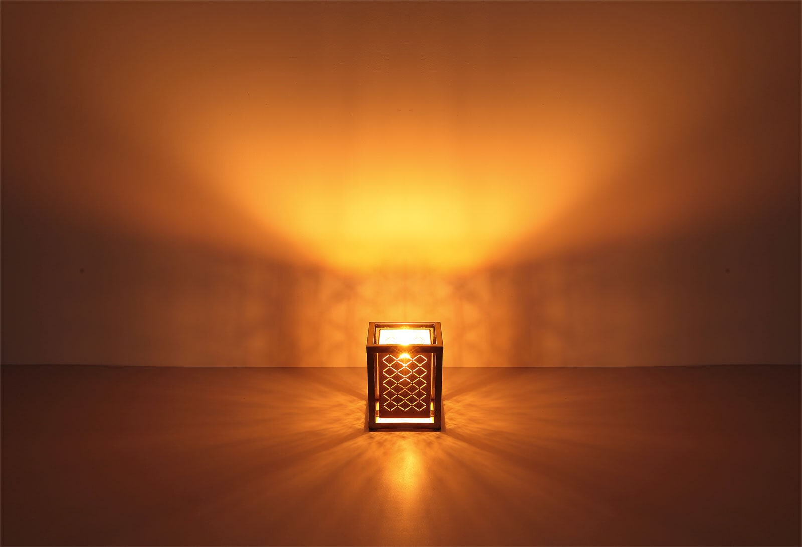THOMAS Tischlampe silberfarben 15498T, B/H/T: 17 x 22 x 17 cm, Textil, Metall