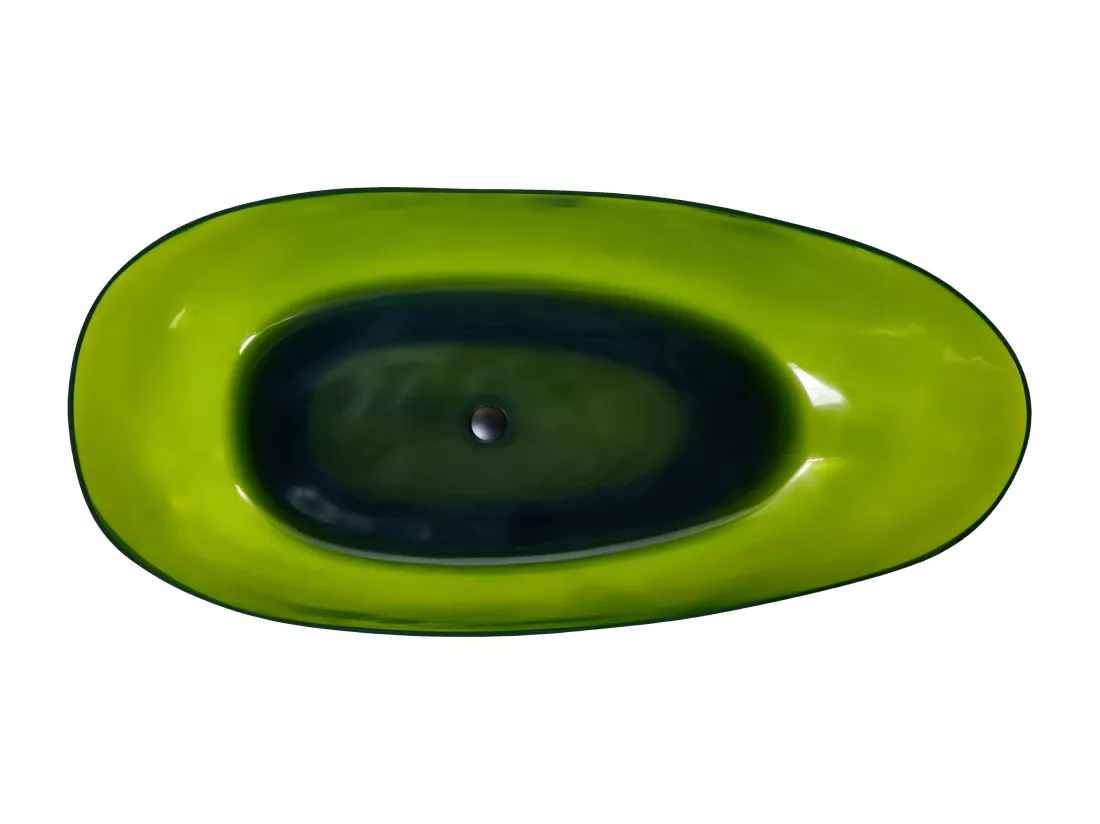 Baignoire îlot verte 169 x 78 cm BLANCARENA