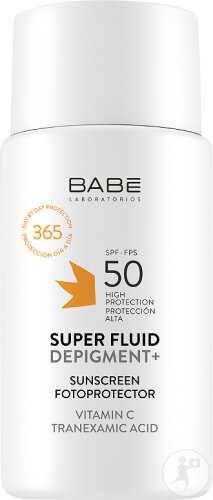 Laboratorios Babé Depigment+ Super Fluid IP50 Fluide Solaire Éclaircissant Visage 50ml