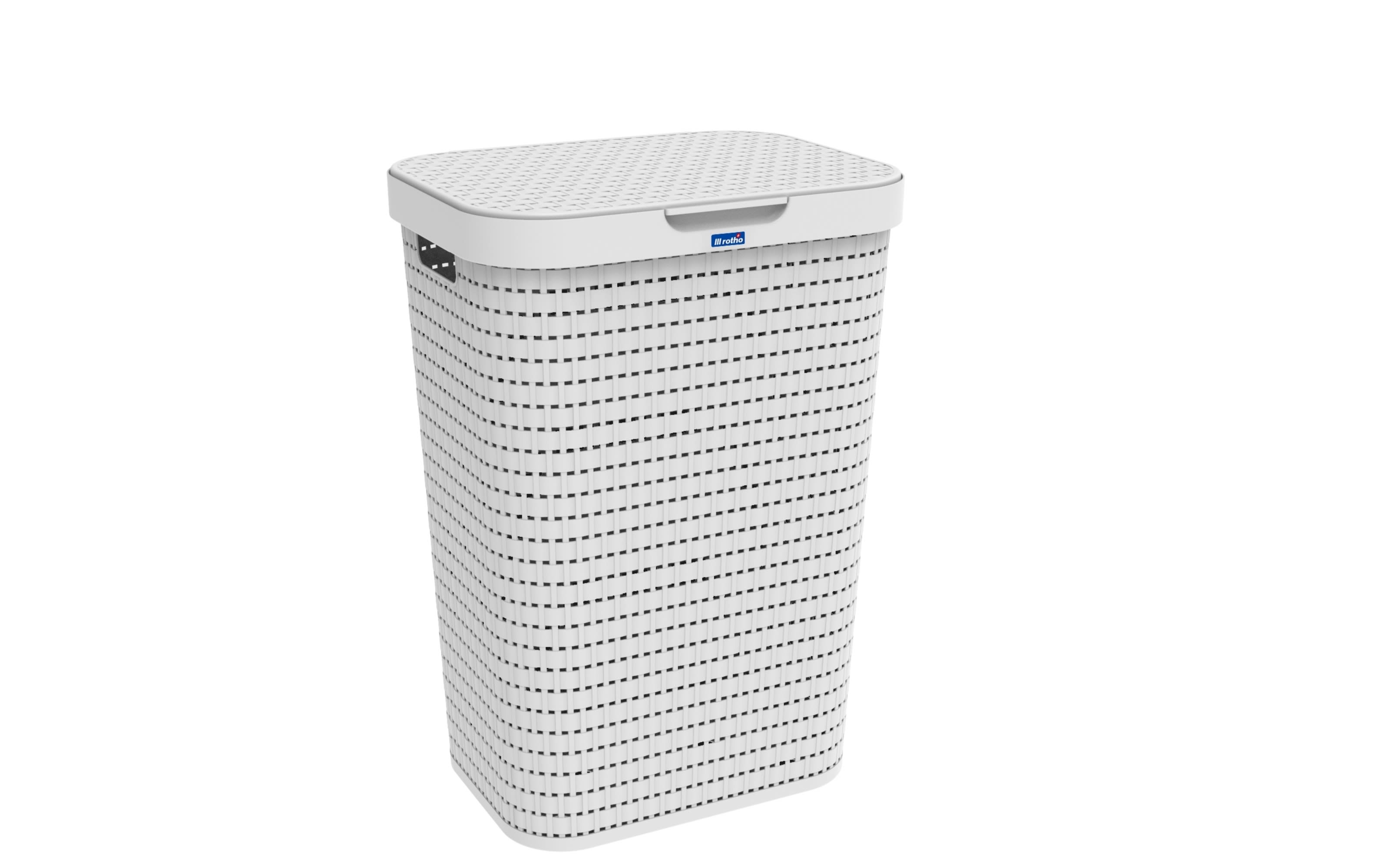 Wäschesammler Country weiß, 55 l
