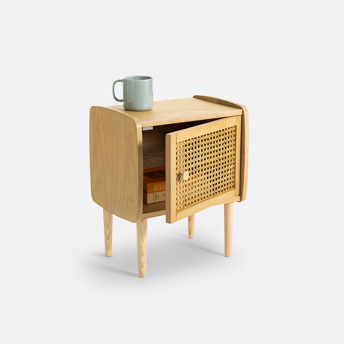 LA REDOUTE INTERIEURS<br>Mesa de cabeceira com 1 porta em vime Tempa