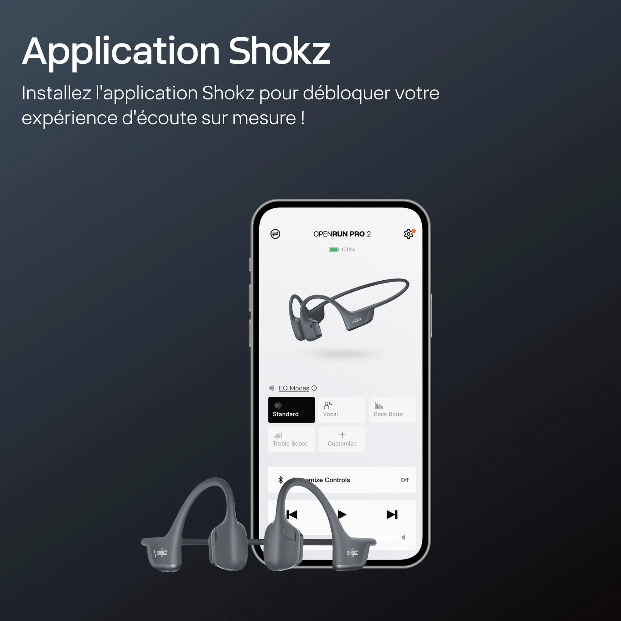 Shokz Open Run Pro 2 Mini Noir Écouteurs Bluetooth