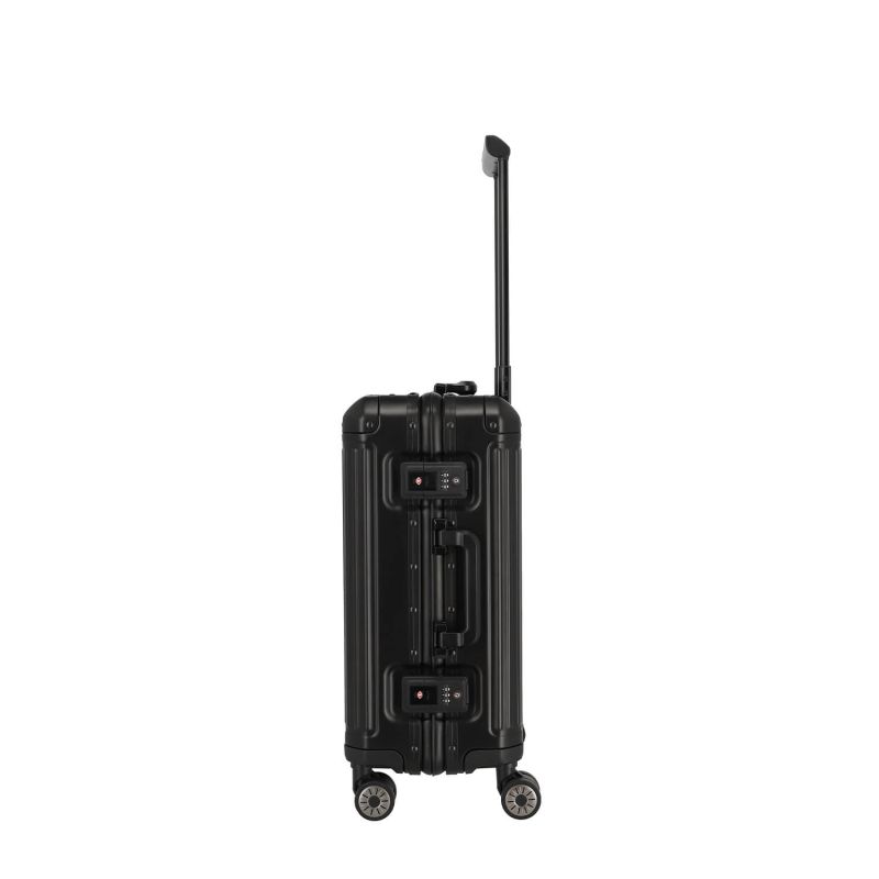Valise cabine rigide Next Aluminium 55 cm Noir