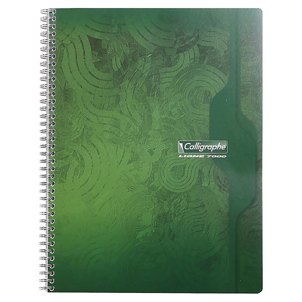 Cahier à spirale 21x29,7 Clairefontaine Calligraphe, 100 pages, 70g
