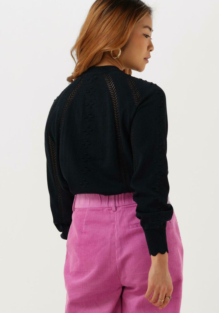 OBJECT donkerblauwe object trui kalina l/s knit pullover