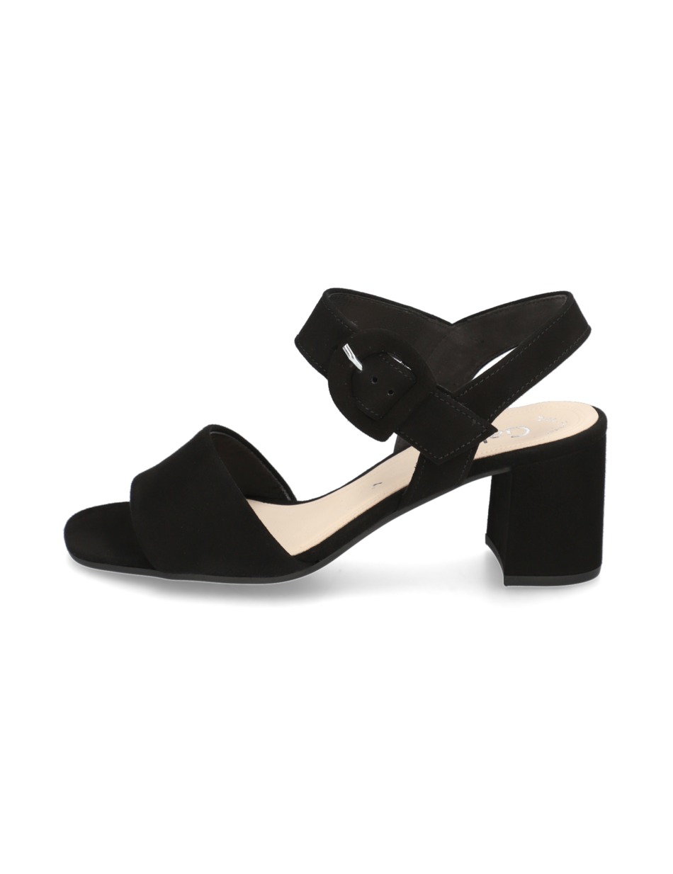 Veloursleder Sandale