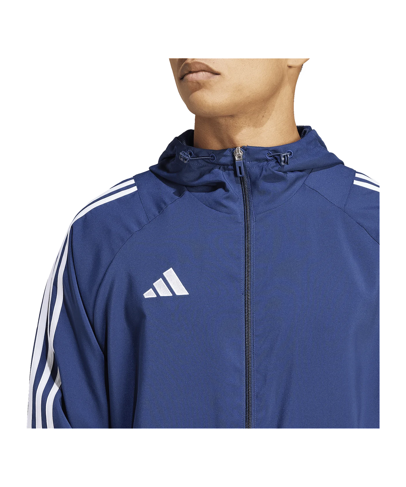 adidas Tiro 24 Windbreaker Blau Weiss