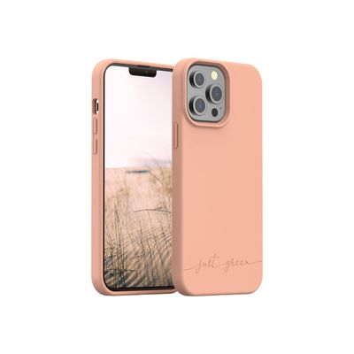 Just Green - coque de protection pour Iphone 13 Pro - corail