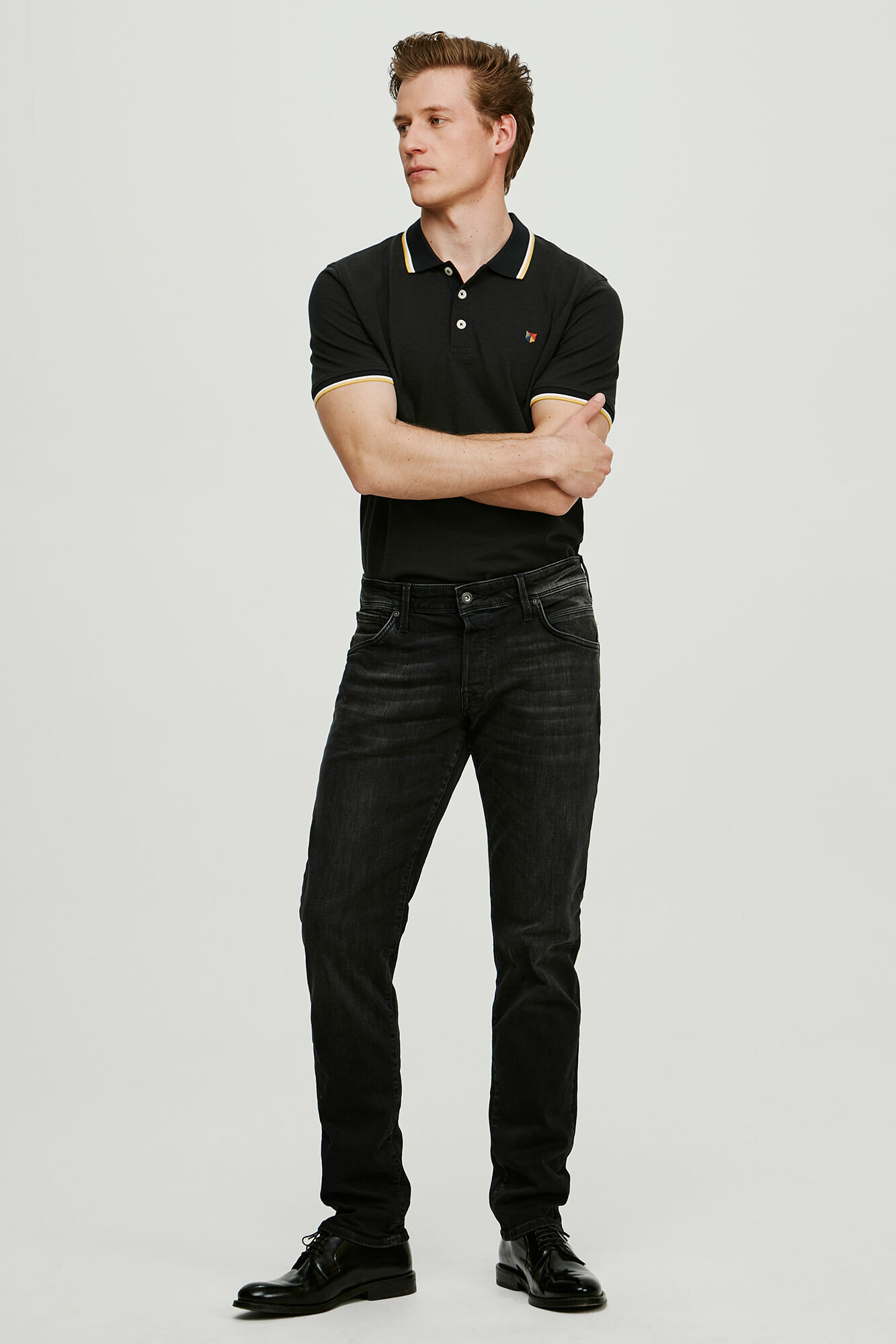 Polo piqué - Preto