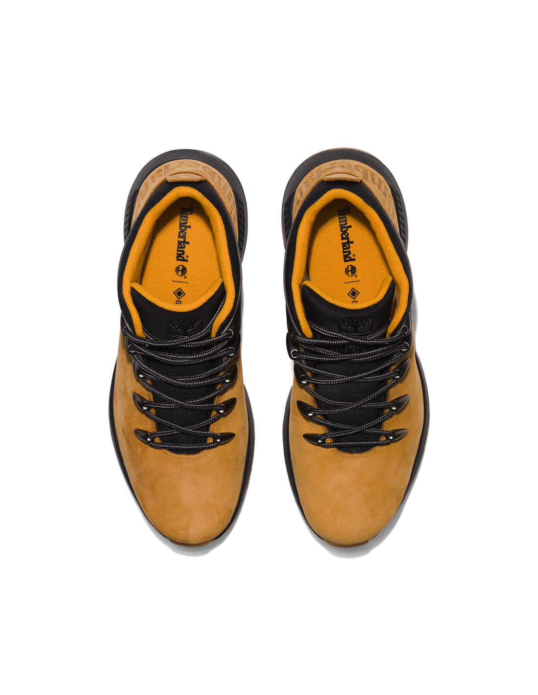 timberland boots homme sprinttrekker mid gtx wht nubuck jaune/noir