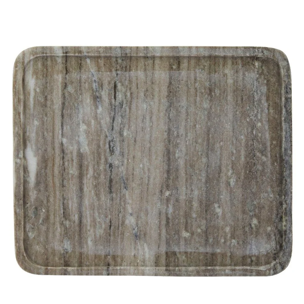 Bahne Interior  Marmor bakke, beige - 30,5 x 25,5 cm.