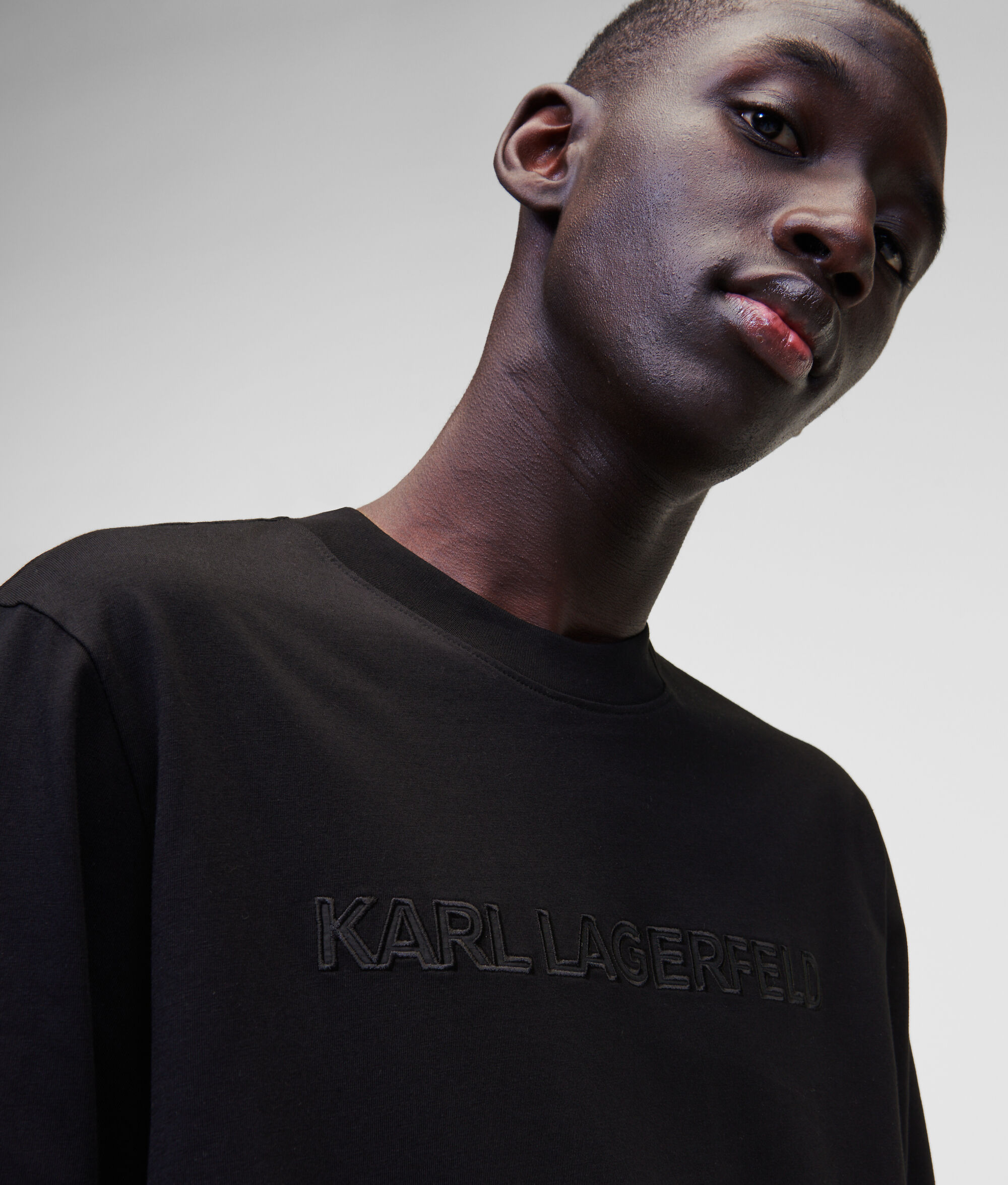 T-SHIRT À MANCHES LONGUES AVEC LOGO KARL