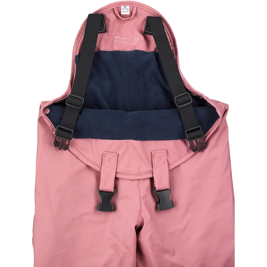 Sterntaler Regenträgerhose gefüttert rosa