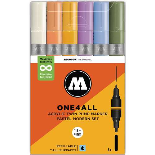 MOLOTOW™ ONE4ALL Acrylic Twin 6er-Sets