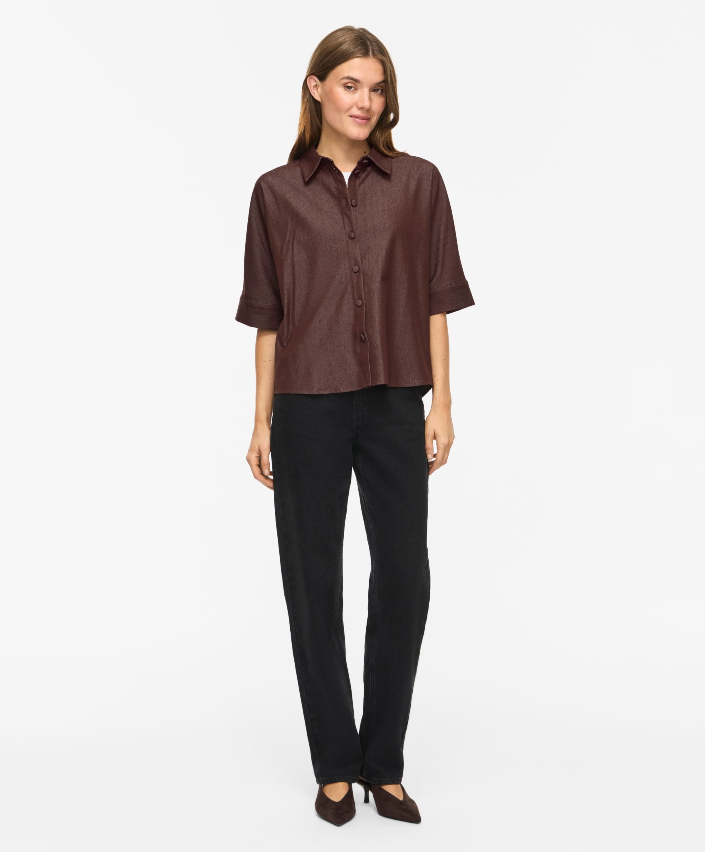 Vila Dames blouse bruin
