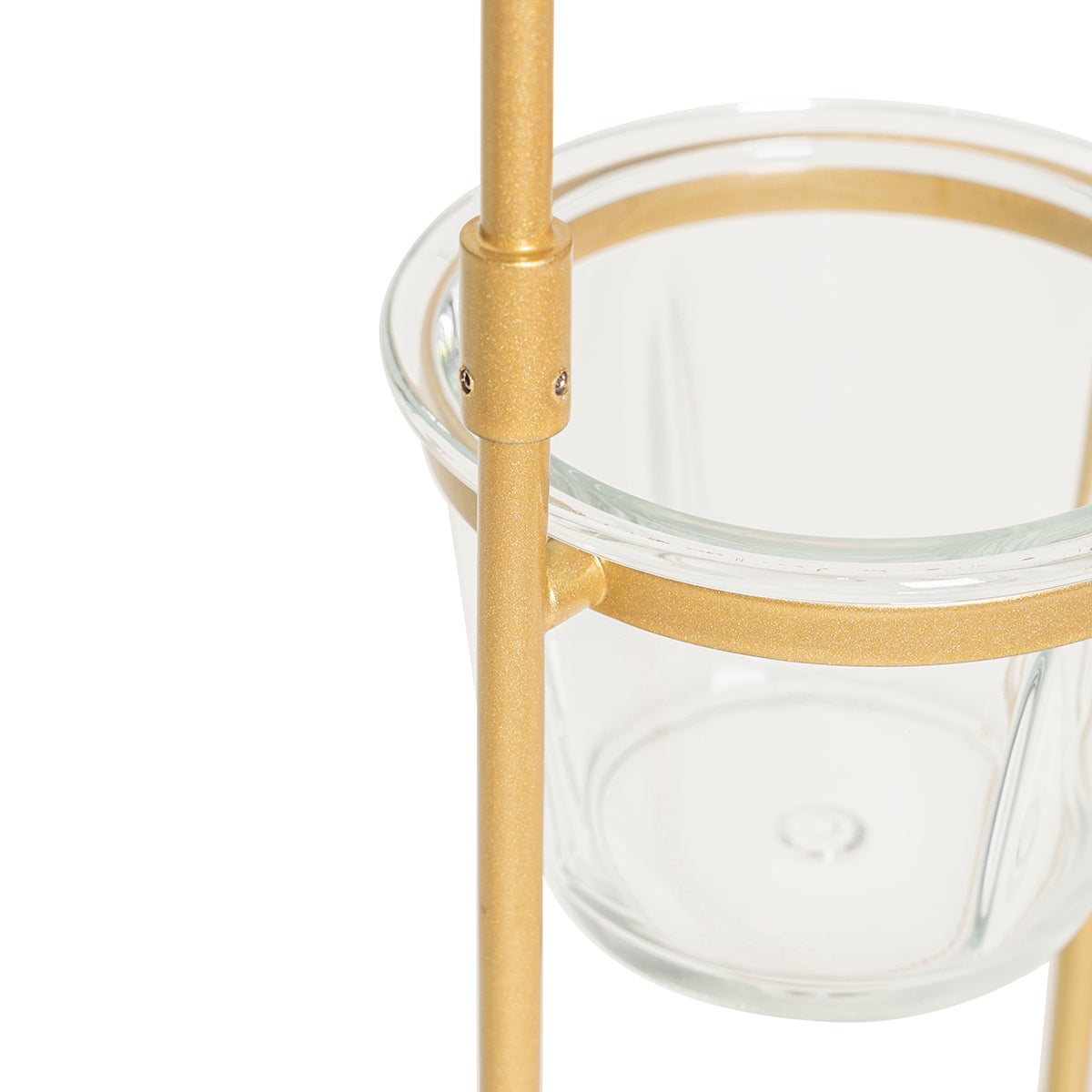 QAZQA - Art Deco Vloerlamp Goud I Messing met Wit Glas - Isabella I Woonkamer I Slaapkamer - Staal Ovaal - LED Compatibel G9