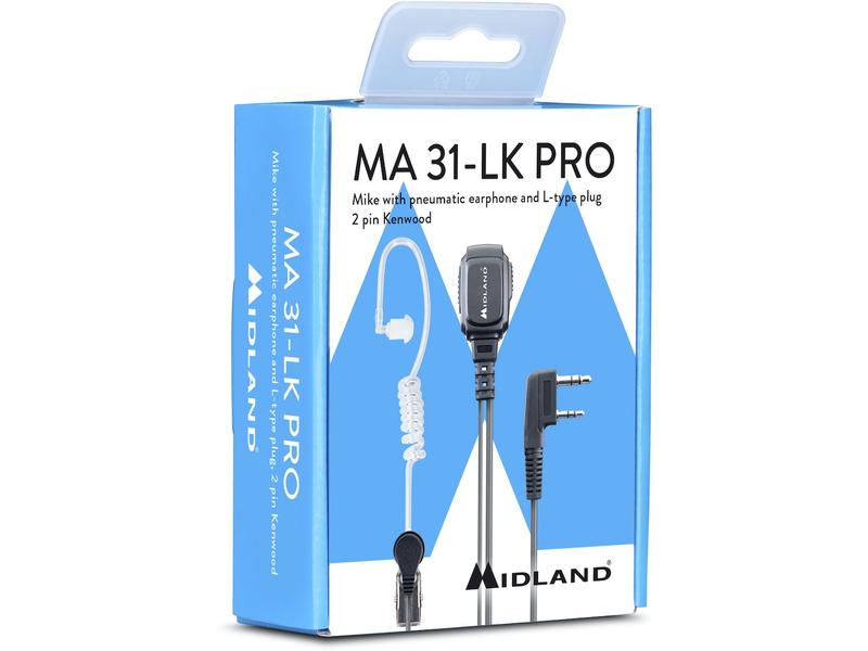 Albrecht Headset Security MA 31LK Pro Unauffälliges Headset für Sicherheitspersonal