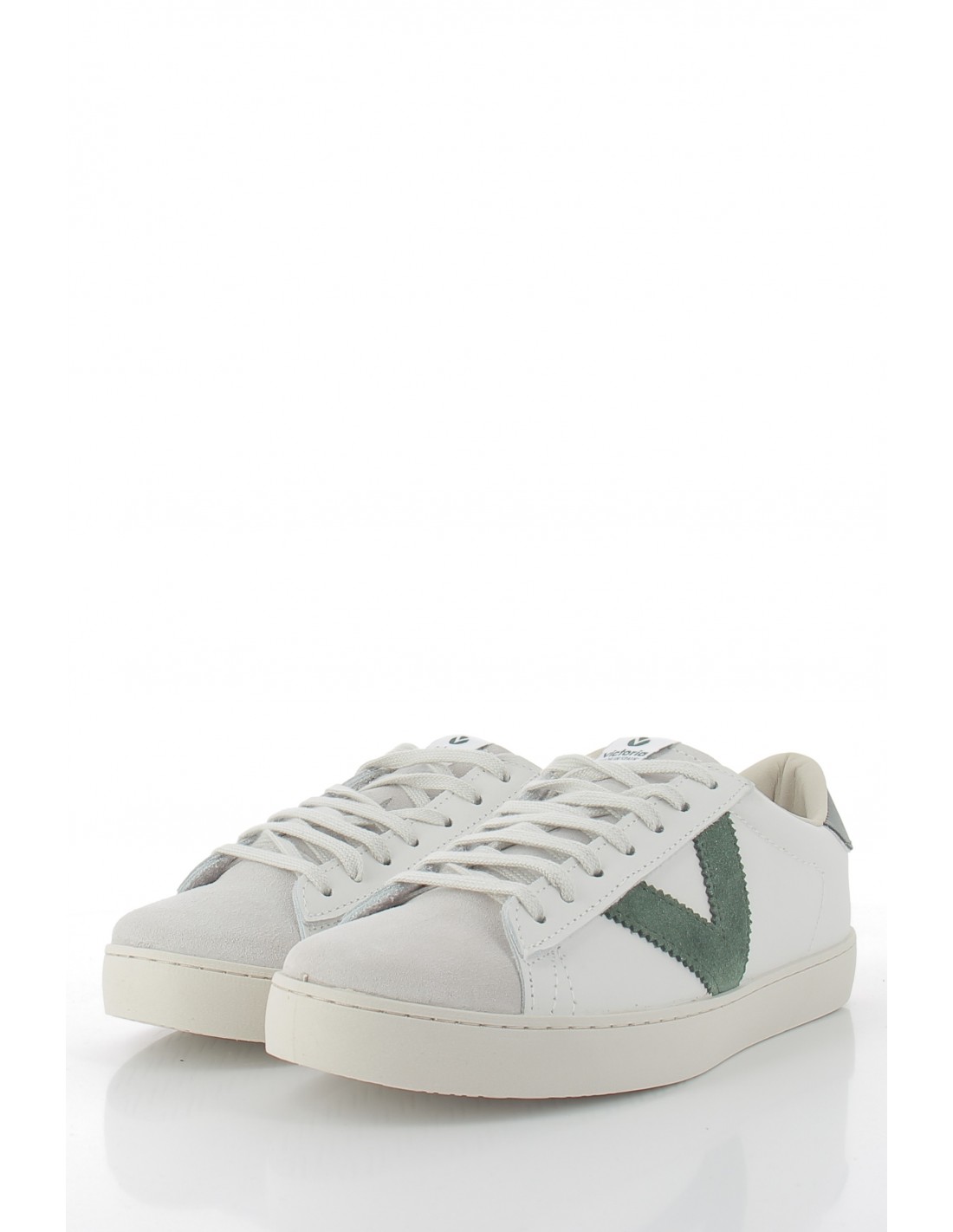 victoria Baskets de ville Femme blanc/vert