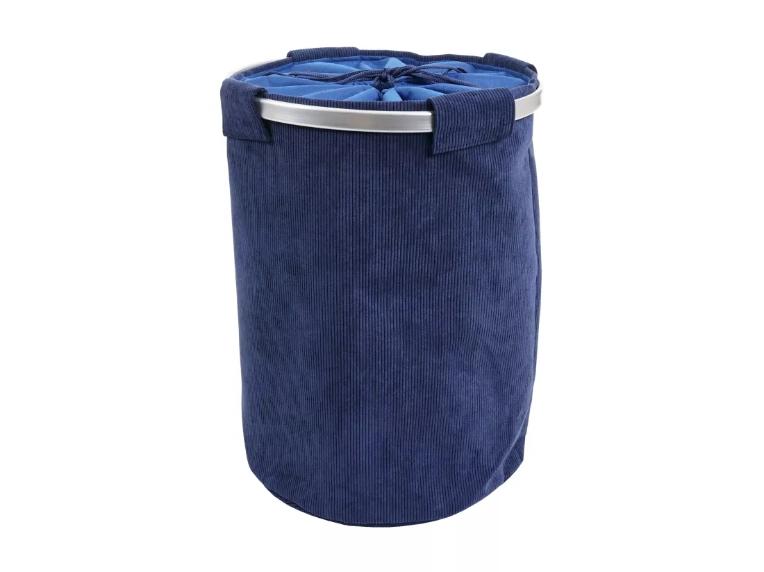 Collecteur de linge MCW-C34 avec filet 65l Cord, bleu