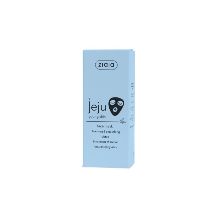 Ziaja Jeju Schwarze Gesichtsmaske für Hautunreinheiten 50 ml