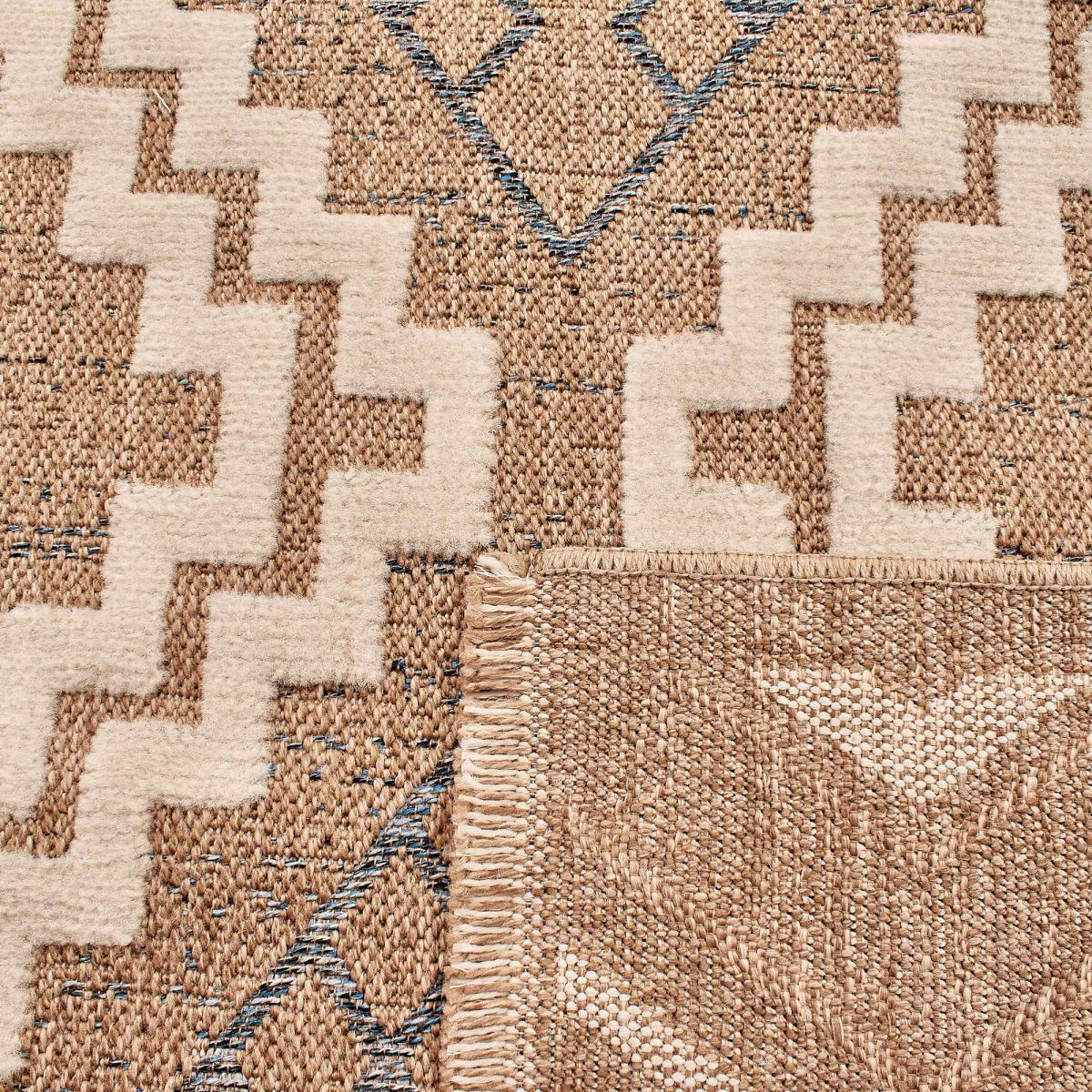 Tapis extérieur bleu 200x290 cm