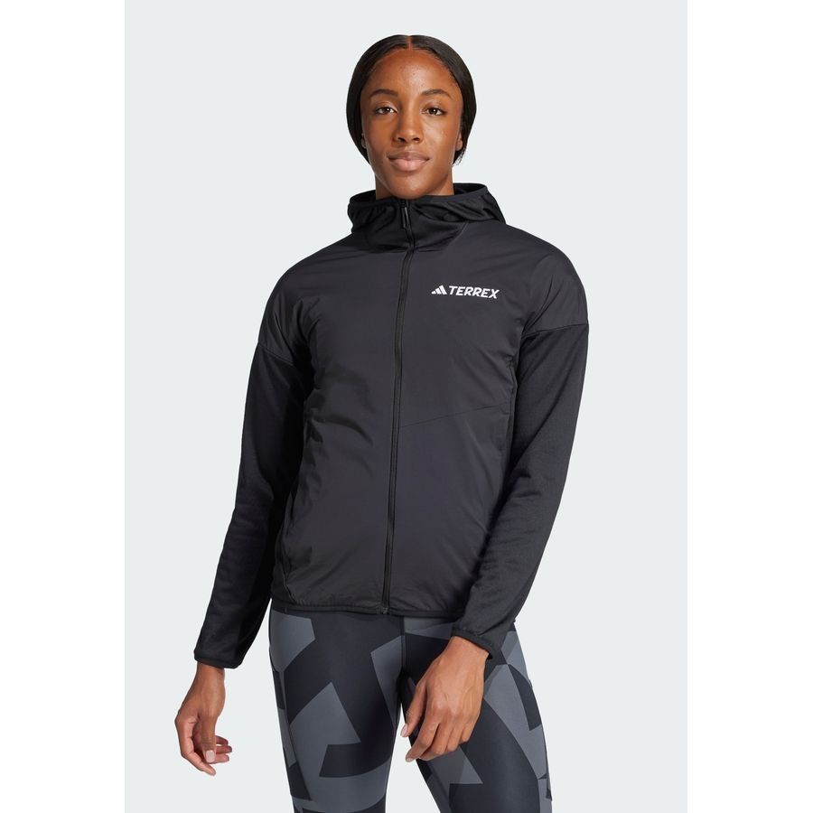Adidas Terrex Xperior Climawarm  Wind Light Fleece Hooded Jacket