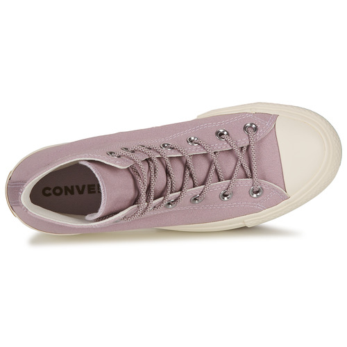 Converse - CHUCK TAYLOR ALL STAR LIFT PLATFORM SUMMER UTILITY-LUCID LILAC/V - Violet