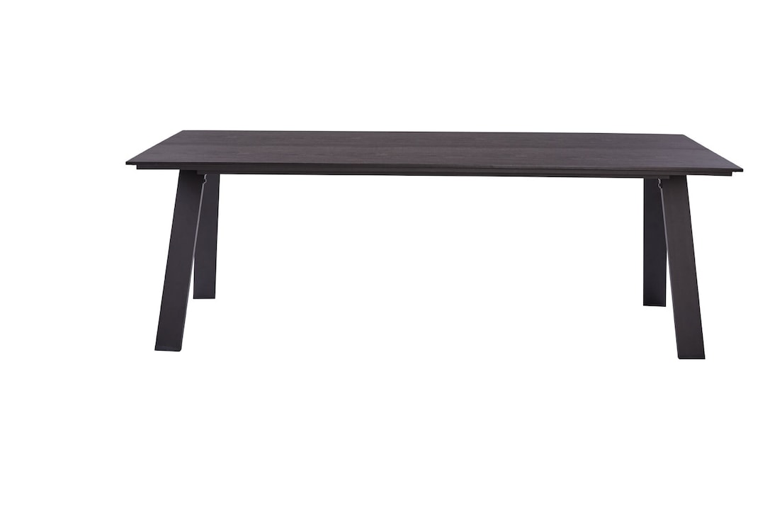 Garden FLAIR Gartentisch TINA 220 x 100 cm schwarz