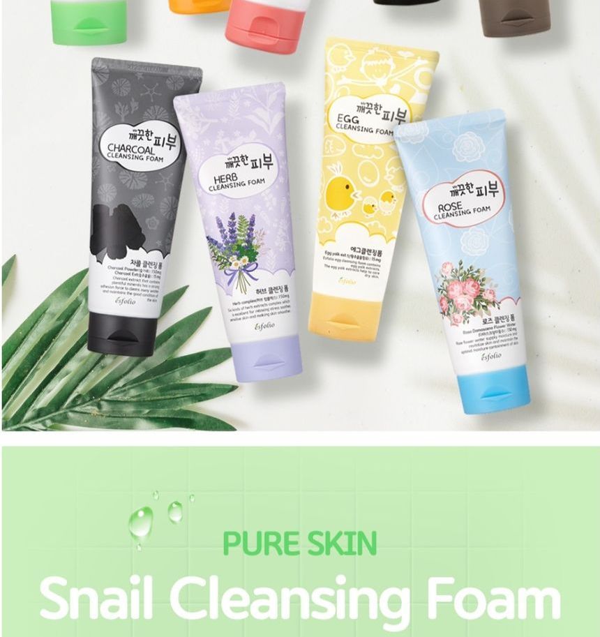 esfolio - Pure Skin Snail Cleansing Foam