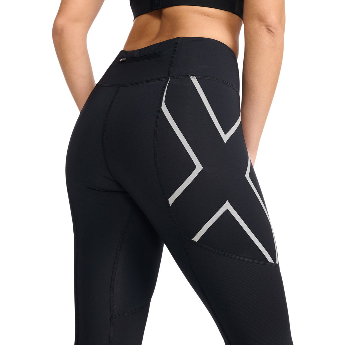 2XU Aero Vent Mid-Rise Kompressions Træningstights Dame
