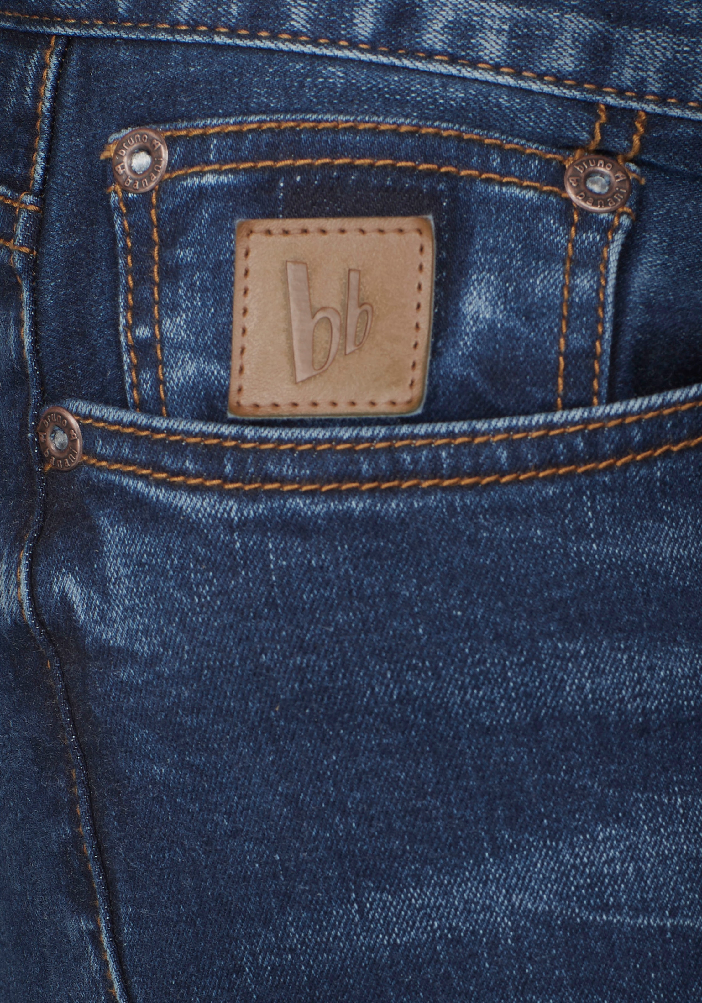 Bruno Banani Straight-Jeans »Hutch« gerade geschnittenes Bein, niedrige Leibhöhe, reguläre Passform