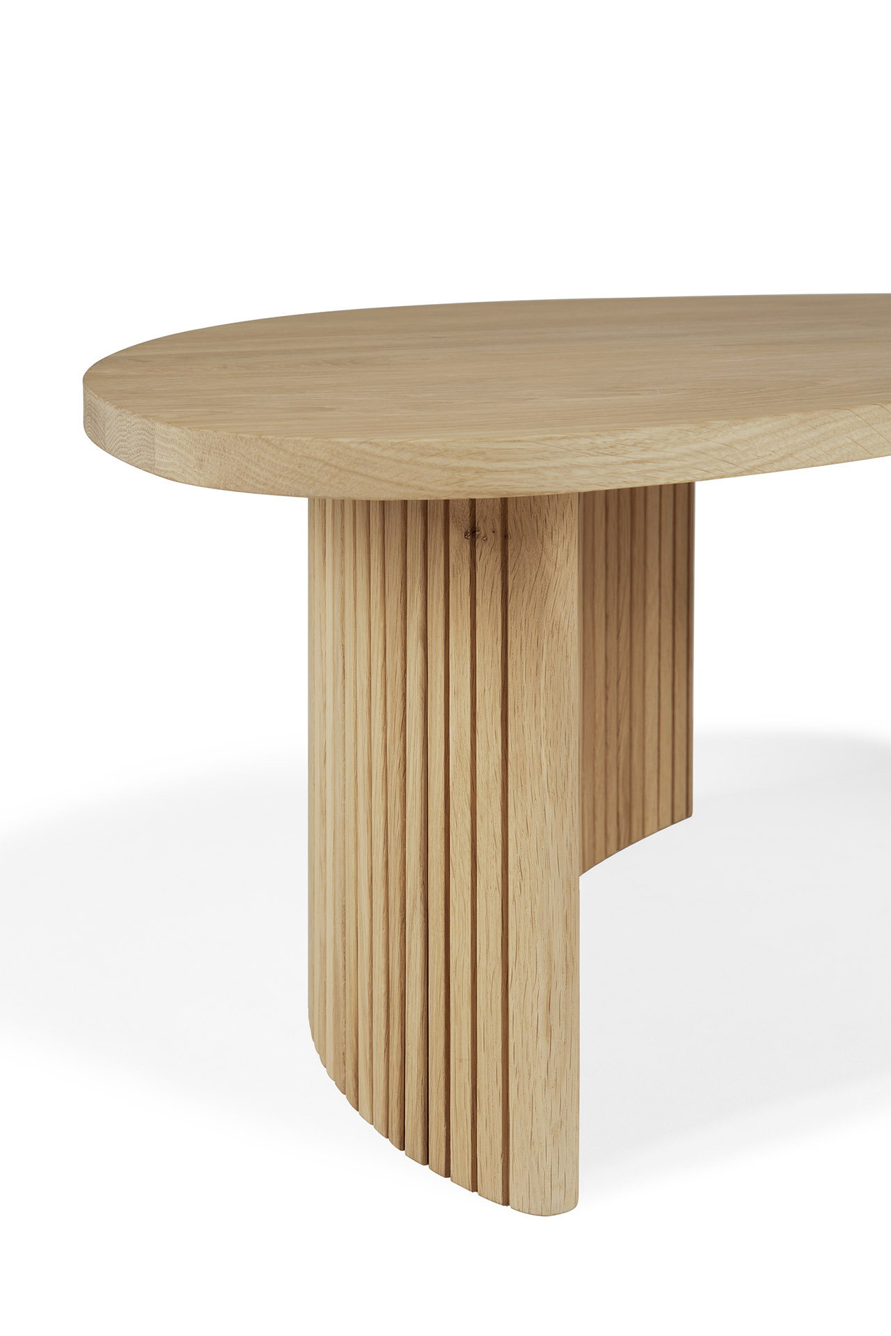 Ethnicraft - Boomerang koffietafel - eiken - klein