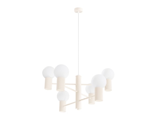 SOLLUX LIGHTING - Lustre halo 6 beige