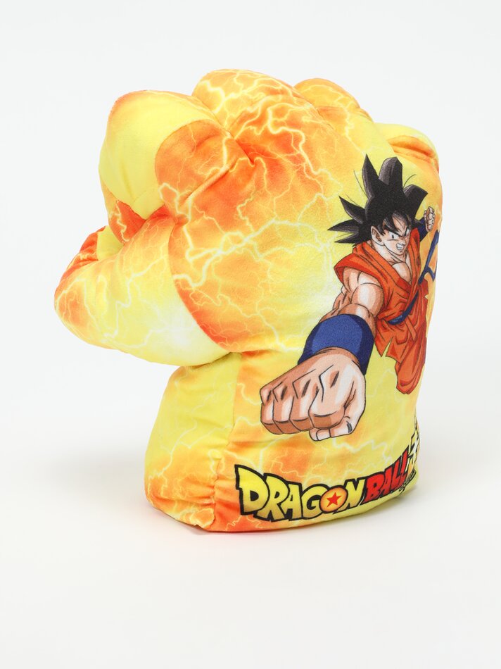 Punho de Pelúcia do Goku de Dragon Ball - Amarelo