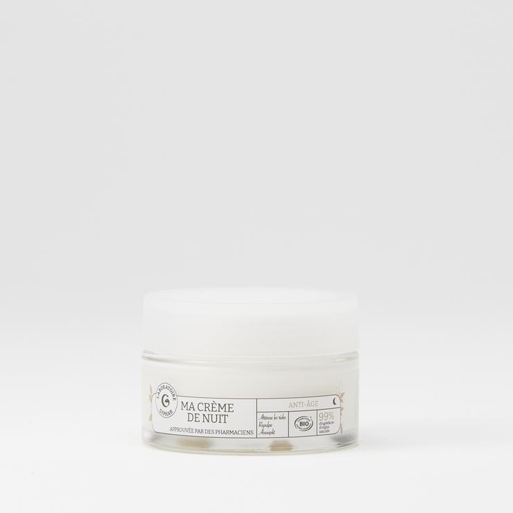 Ma crème de nuit anti-âge certifiée bio