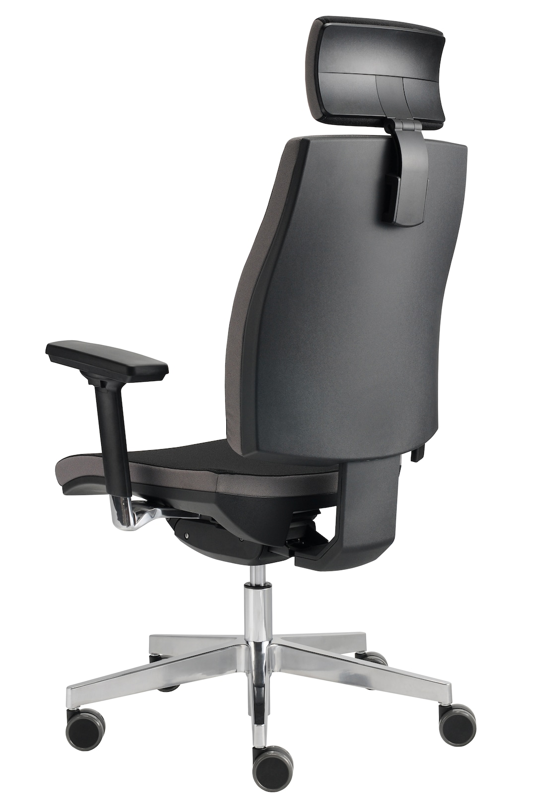 Drehstuhl PREMIUM I 70 x 133 x 70 cm schwarz/ chromfarbig