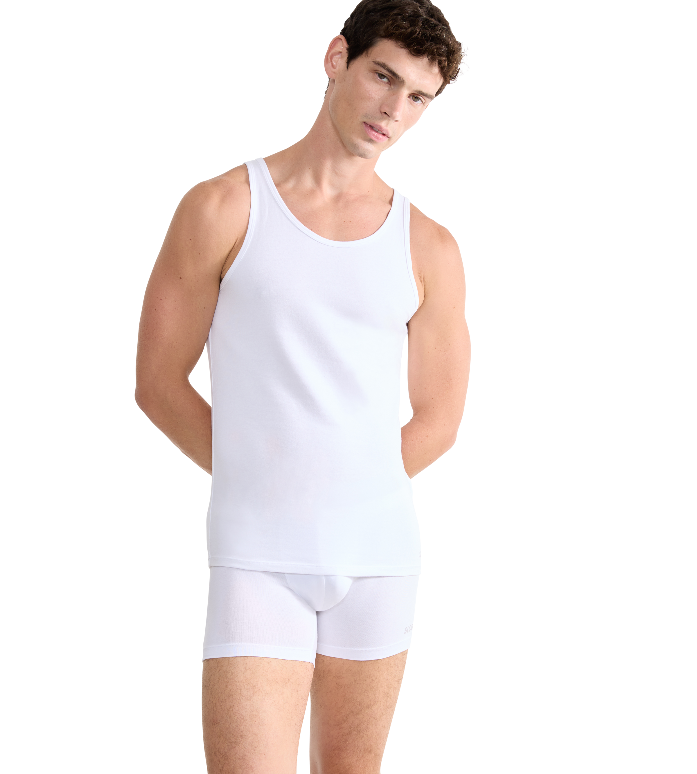 sloggi Tanktop »men GO ABC 2.0«, Rundhalsausschnitt, ärmellos, Regular Fit, Baumwollmischung