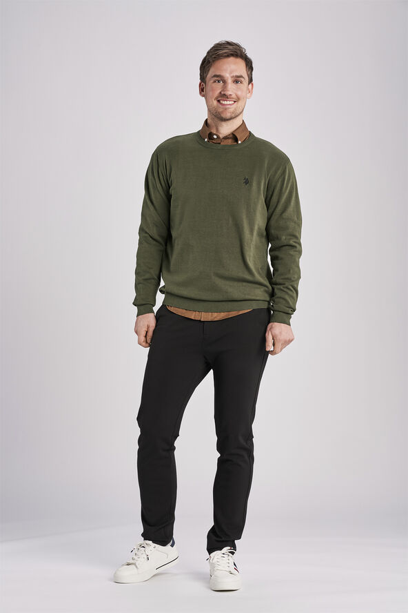 U.S. Polo Assn. USPA Knit Adair Men 19-0414tcx forest night