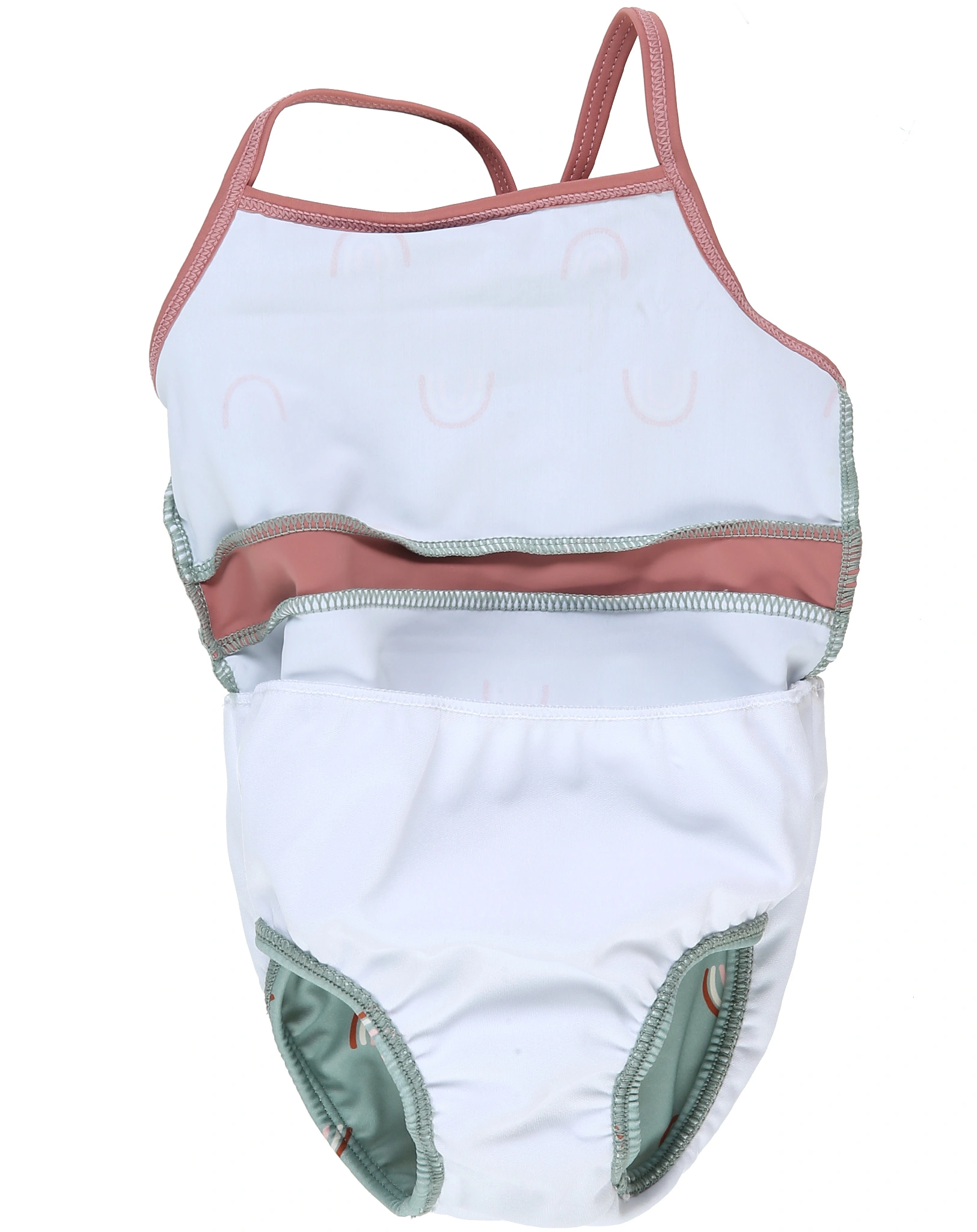 Badeanzug REGENBOGEN in rosa