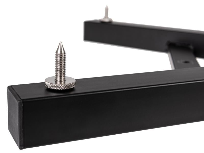 Bemero Monitorstative SMS-9040BK Paar Zwei schwarze Studiomonitor Stative mit A-Form Sockel