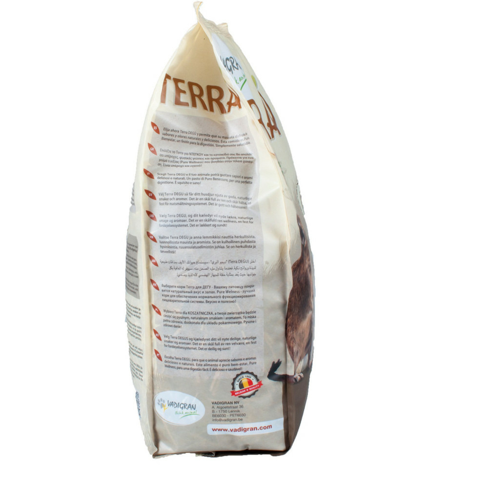 Alimentation pour dègues gamme terra 2.25 kg
