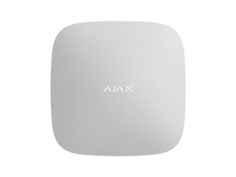 AJAX Baseline Hub 2 (4G) Jeweller Weiss Gefahrenmeldezentrale mit Foto-Alarmverifikationsfunktion
