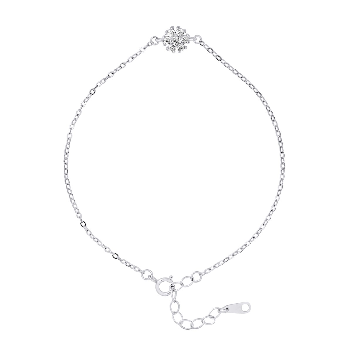 Bracelet CERCLE - Oxydes de zirconium - Argent 925