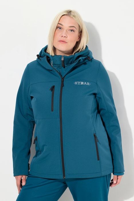 HYPRAR Softshelljacke, wasserabweisend, Stretch, Reflektor