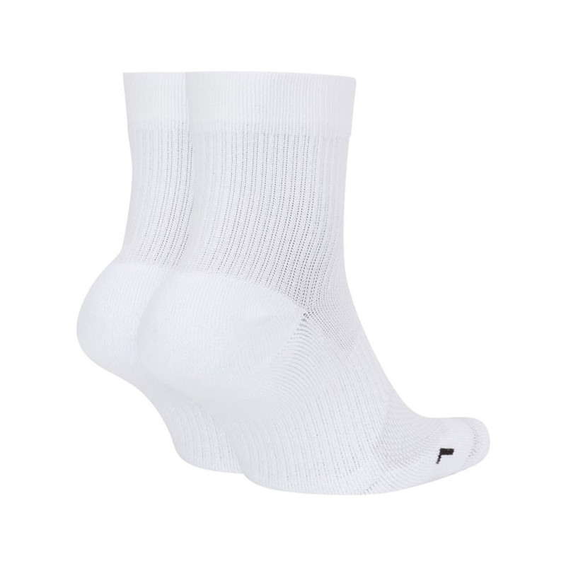 Chaussettes tennis NikeCourt x2 Quarter Multiplier blanc