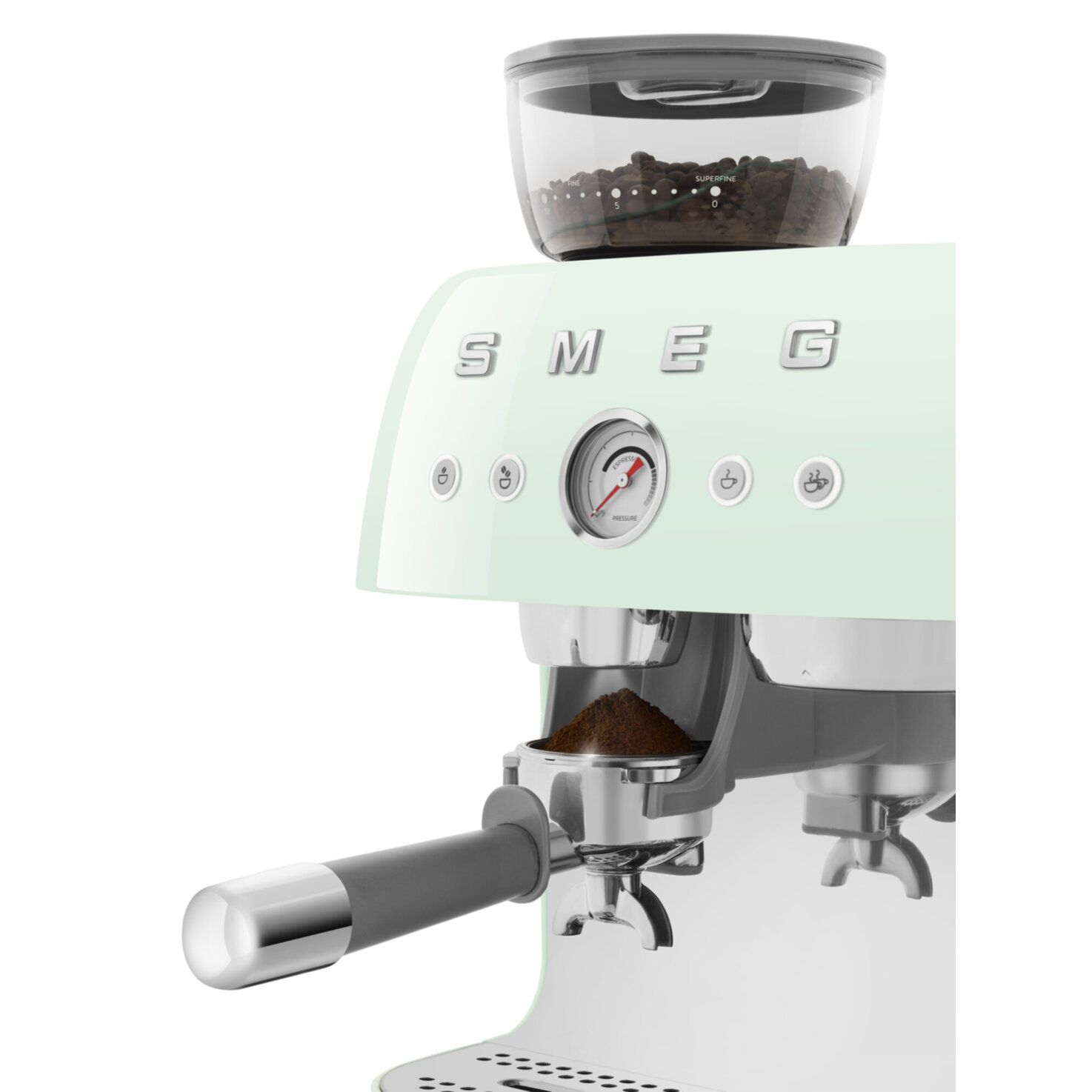 Smeg Espressomaschine EGF03PGEU Pastellgrün
