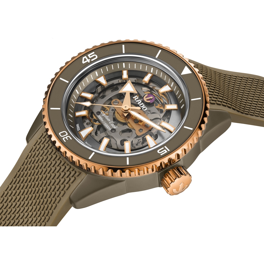 Rado Captain Cook XL High-Tech Ceramic Skeleton
