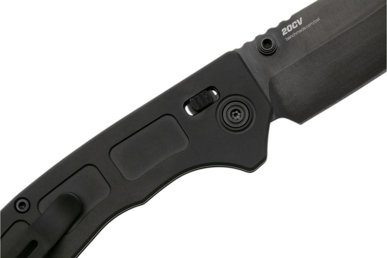 Benchmade Mini Narrows 743BK-01 Black DLC CPM-20CV, Black Titanium, zakmes