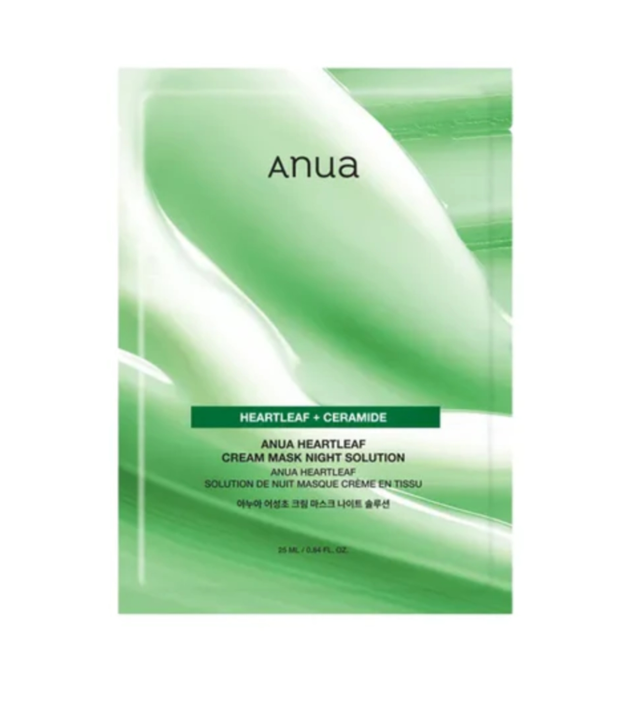 Anua - Máscara Heartleaf + Ceramida Night Solution