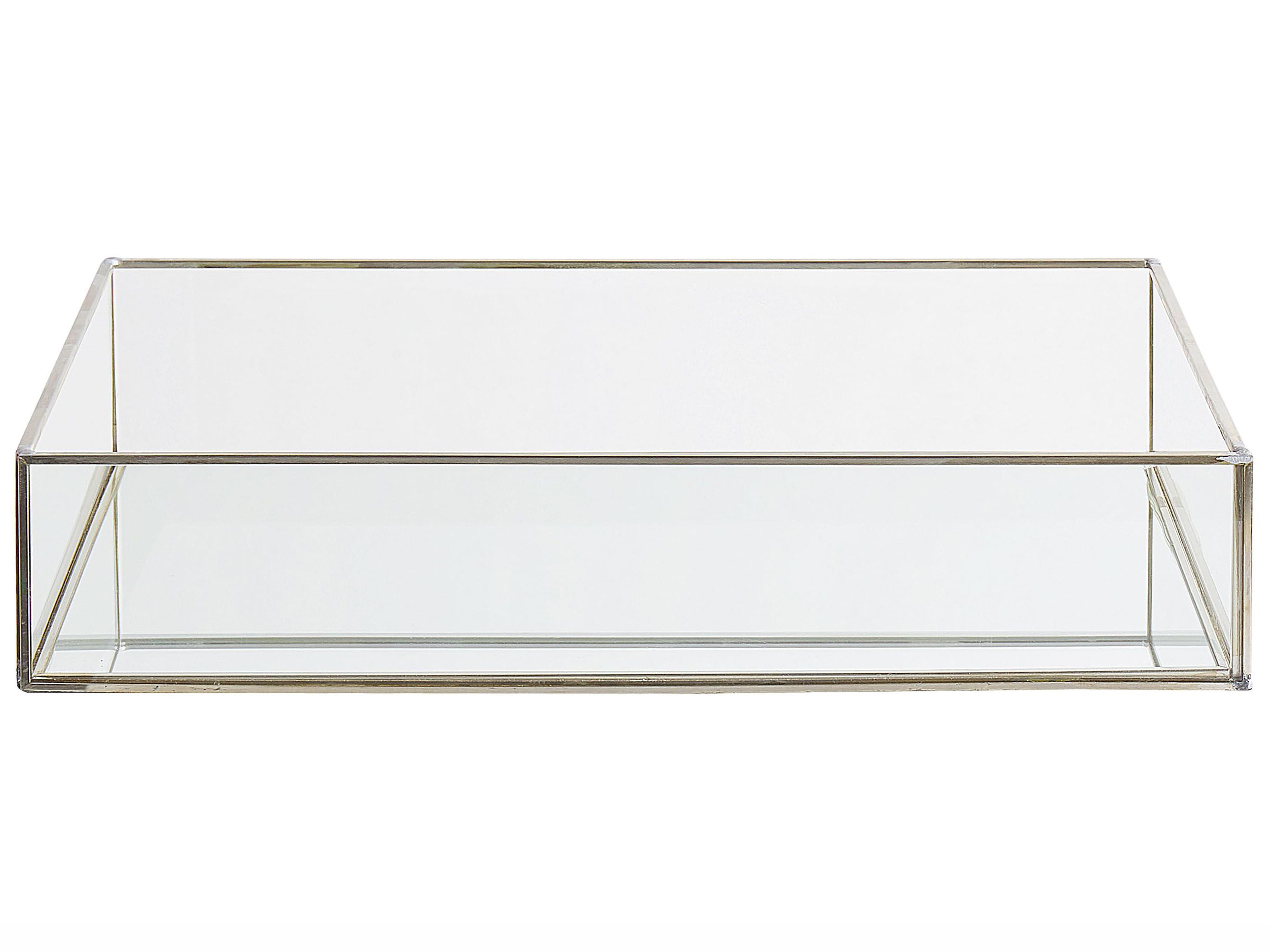 Decoratief dienblad GRENOBLE Glas Zilver